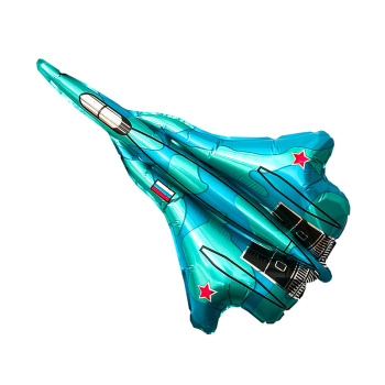 Самолет Истребитель мини, дизайн 2, фольгированный шар