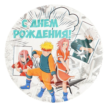 Тарелки 18 СДР Стиль Аниме / 6 шт. / 