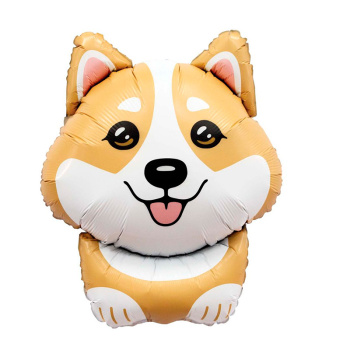 Корги в упаковке, фольгированный шар