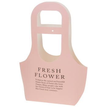 Пакет подарочный "Fresh Flowers", светло-розовый