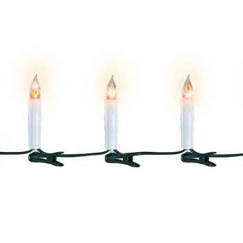 Светодиодная гирлянда "Свечи" / 16 теплых белых светодиодов