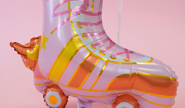 Фольгированный шар Роликовый конек