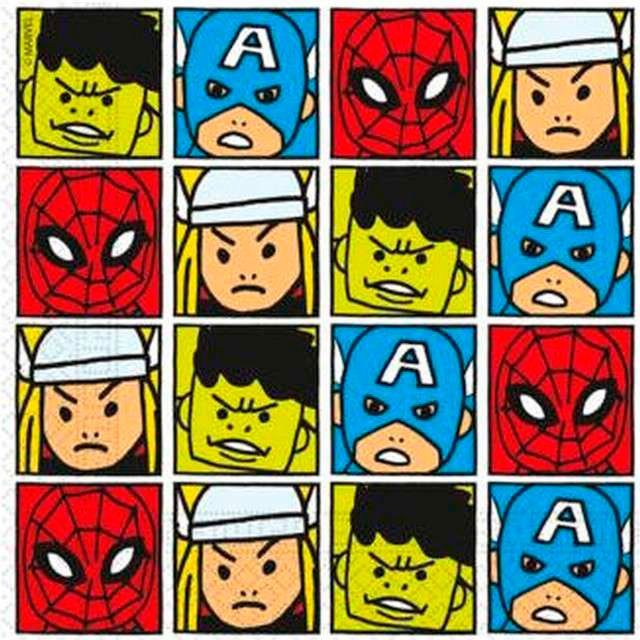 Салфетки "Мстители Комиксы" / Avengers Team Power