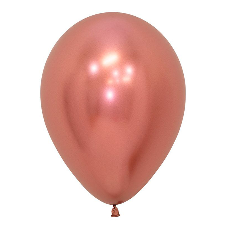 Рефлекс Розовое золото (Зеркальные шары) / Reflex Rose Gold, латексный шар