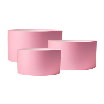 Набор коробок 3 в 1 "Премиум", цилиндр, Розовый