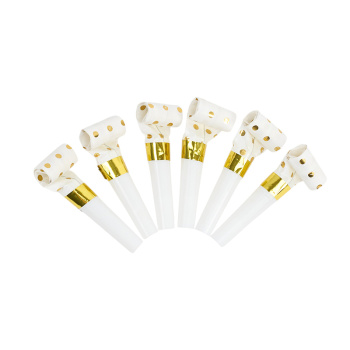 Язычки-гудки «Классика» Золотые с рисунком