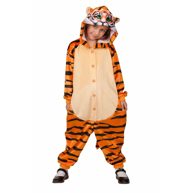Карнавальный костюм "Тигрочка кигуруми" 