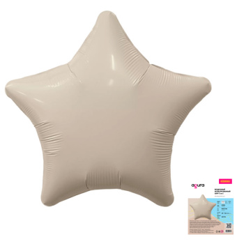 Звезда Мистик крем в упаковке, фольгированный шар