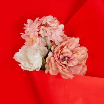 Пленка "Самая нужная", красная / рулон