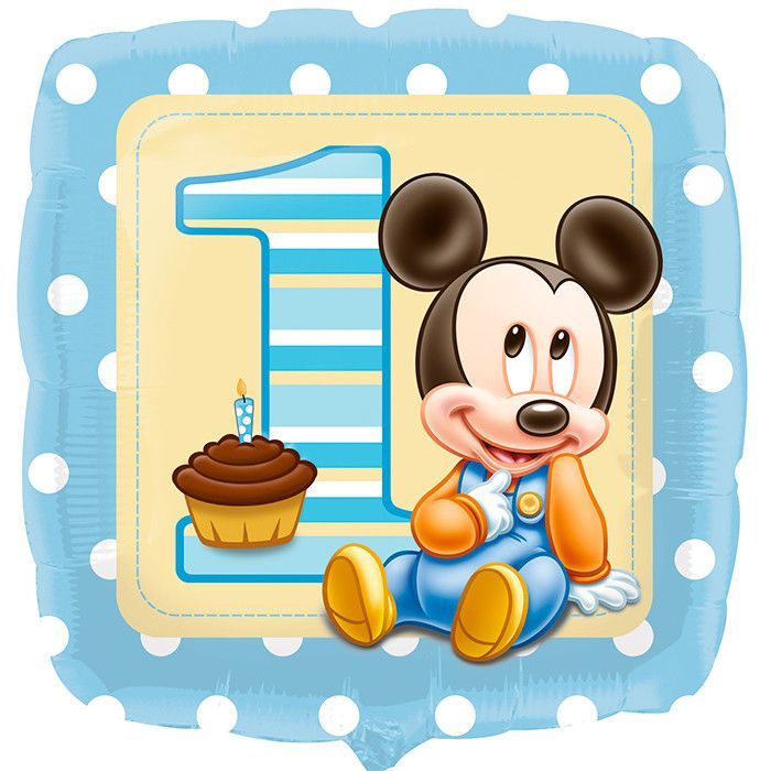 Микки Малыш 1й День рождения / Mickey 1st Birthday S60