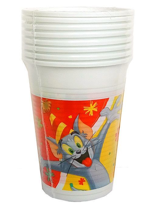 Стаканы пластиковые "Том и Джерри" / Tom and Jerry