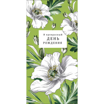 Конверт для денег "В прекрасный День Рождения"