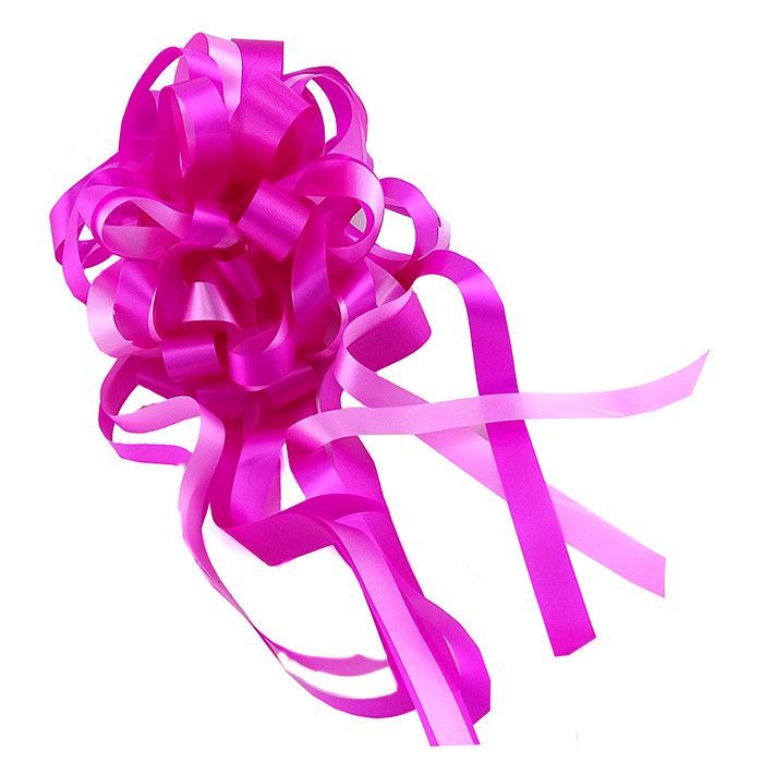 Подарочный Бант-шар Пастель "Комбо" Фуксия с розовым