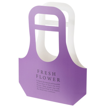 Пакет подарочный "Fresh Flowers", фиолетовый