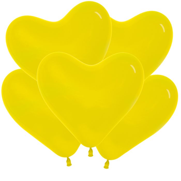 Сердце Жёлтый, Пастель / Yellow