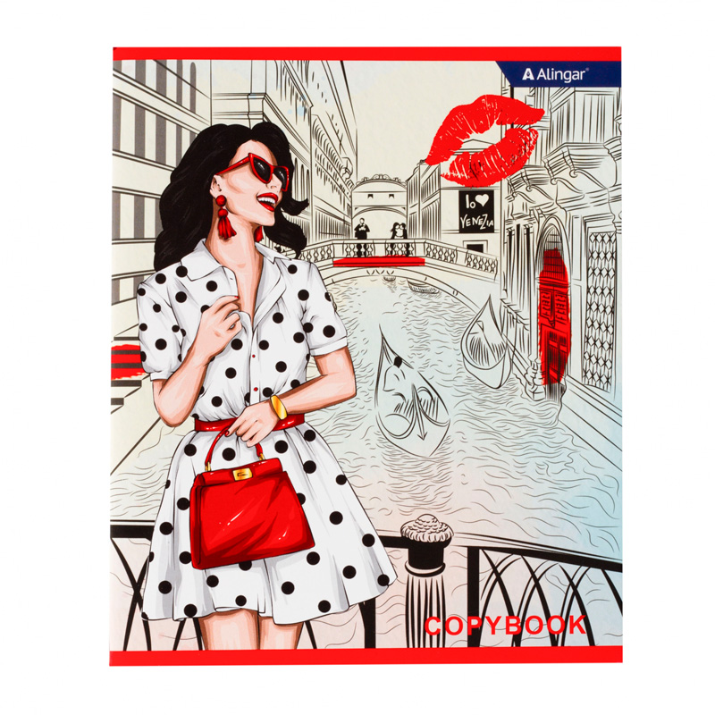 Тетрадь "Girls in the city", 48 л., клетка