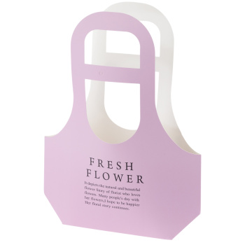 Пакет подарочный "Fresh Flowers", сиреневый