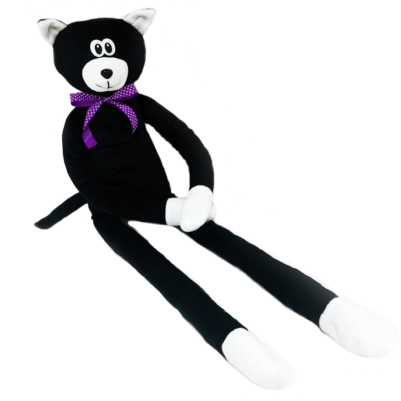 Мягкая игрушка "Кот обнимашка", Черный