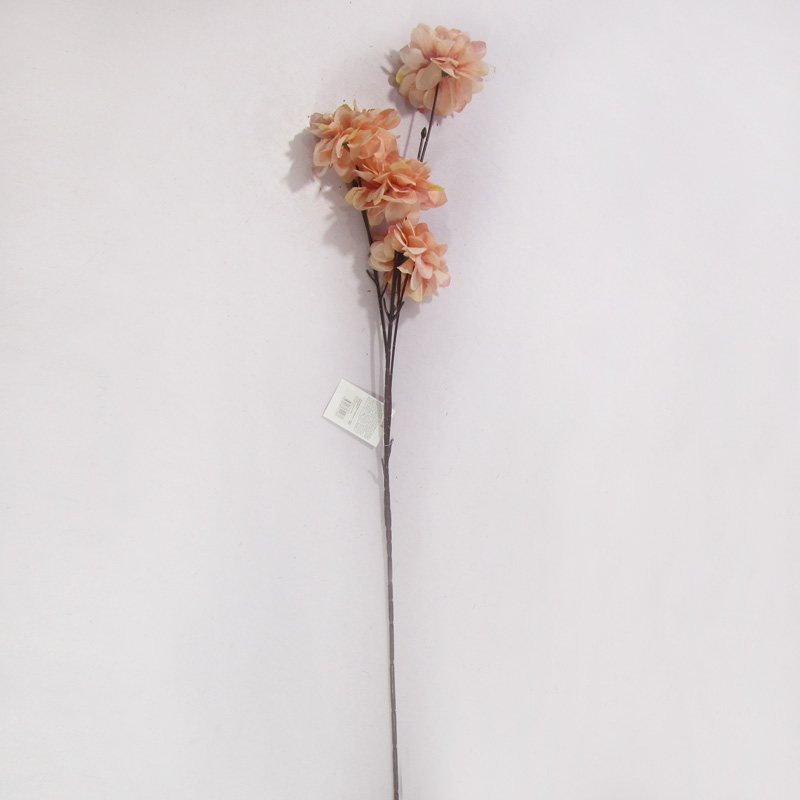 Розы Амандин Шанель искусственные, 4 бутона, Розовый