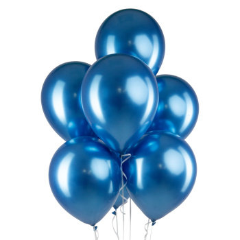 Синий, Зеркальные шары / Mirror Blue, латексный шар