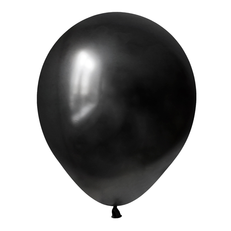 Черный, Зеркальные шары / Mirror Black, латексный шар