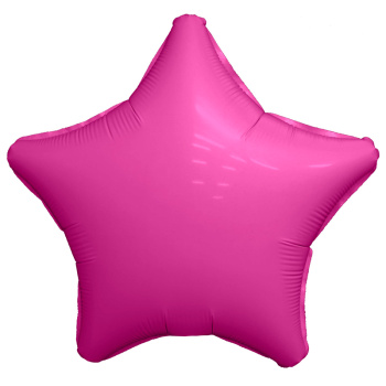 Звезда Мистик гранатовый, фольгированный шар