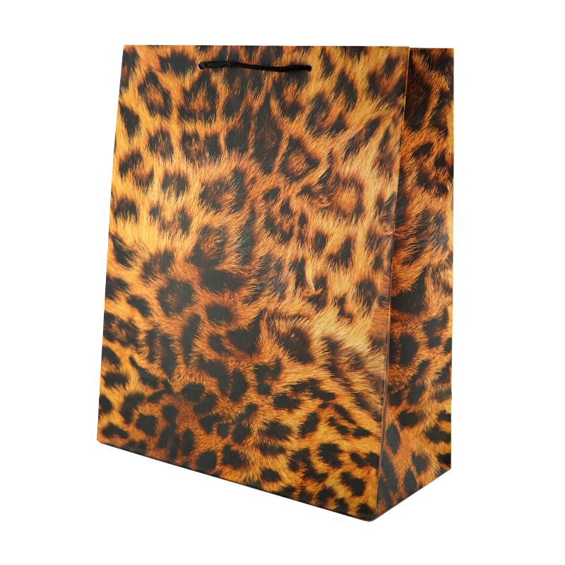 Пакет подарочный "Леопардовый" 