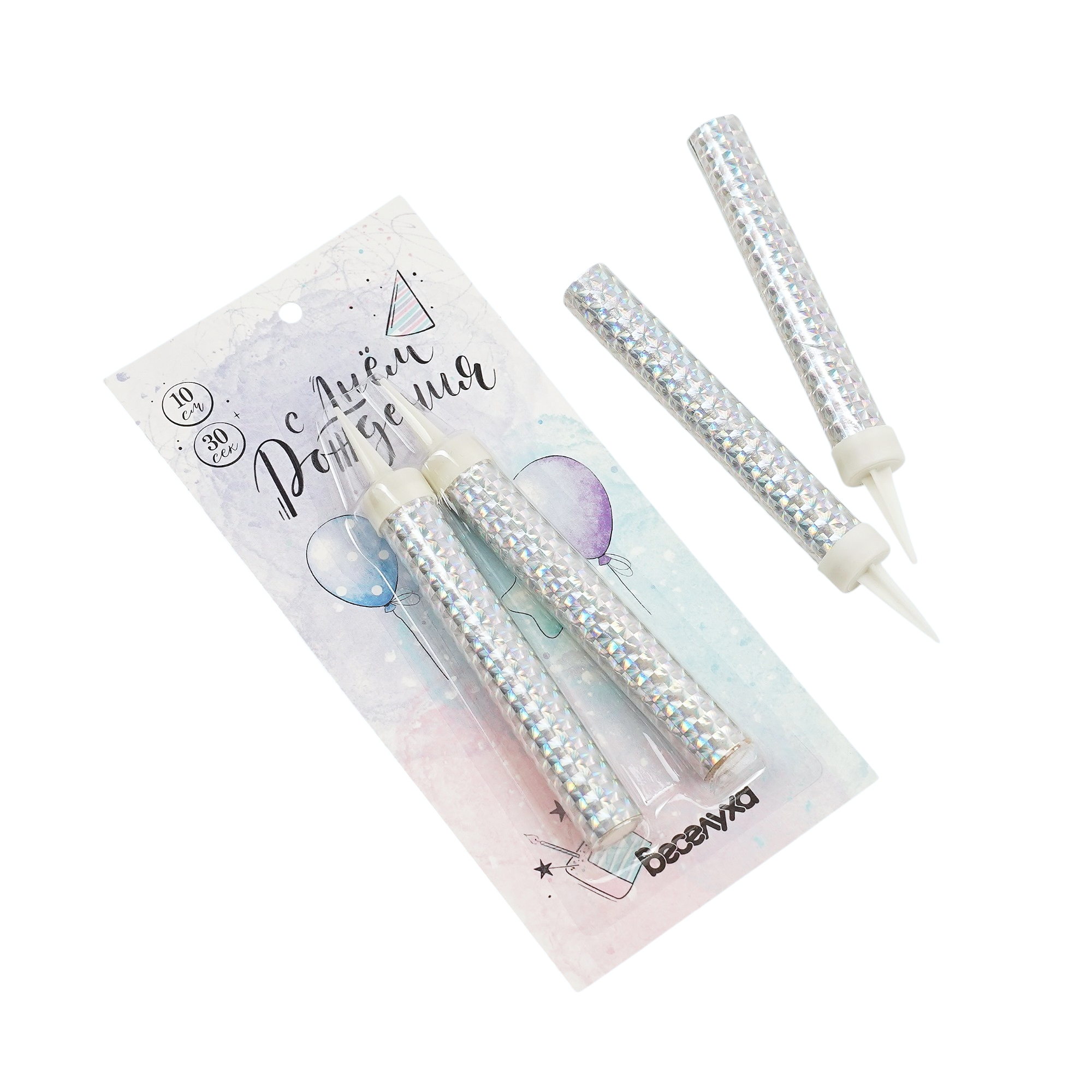 Тортовая свеча "Фонтан" 30 сек.