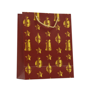 Пакет подарочный "С новым годом! Красный стиль"