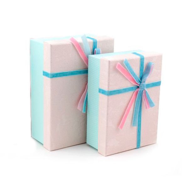 Набор подарочных коробок 2 в 1 "Нежность" Розовый