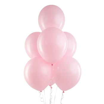 Светло-розовый Макаронс, Пастель / Taffy pink, латексный шар