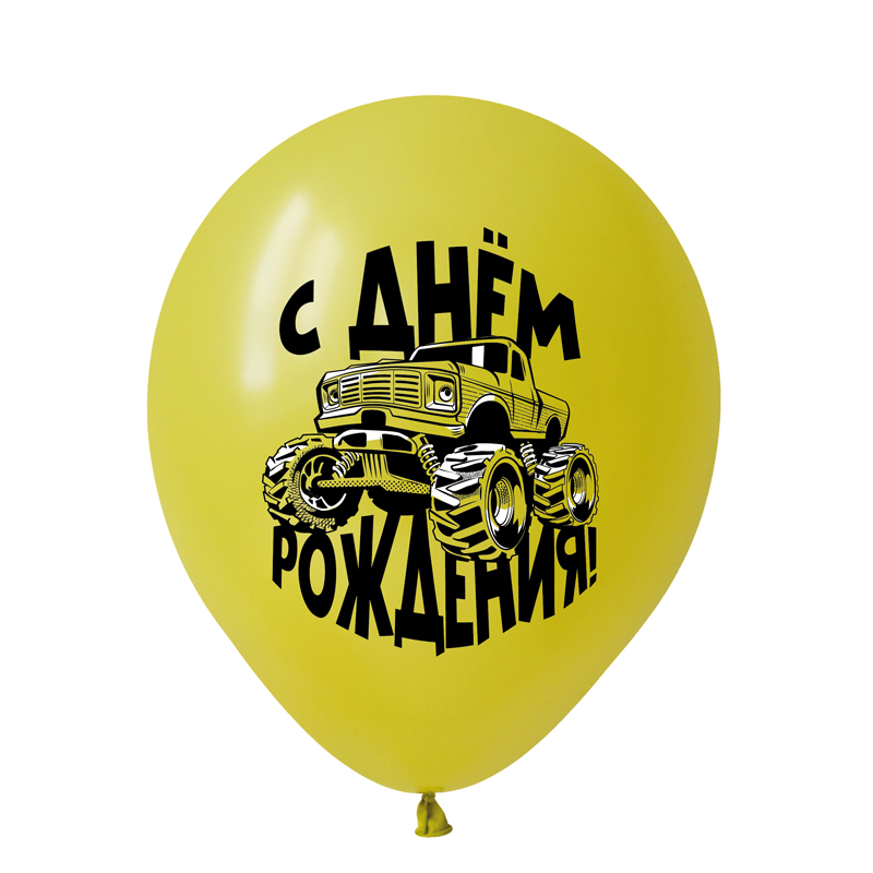 Детская техника, Ассорти Пастель, латексный шар