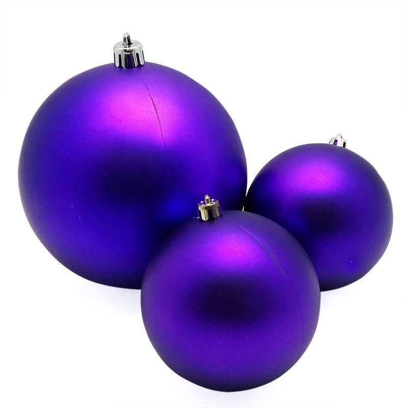 Новогодний шар Темно-фиолетовый (матовый)