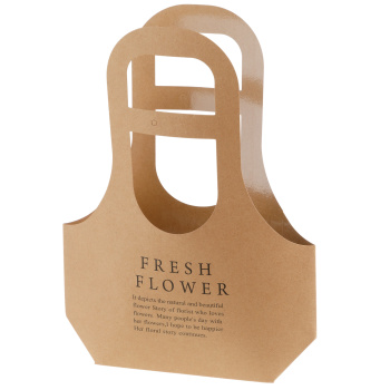 Пакет подарочный "Fresh Flowers", крафт