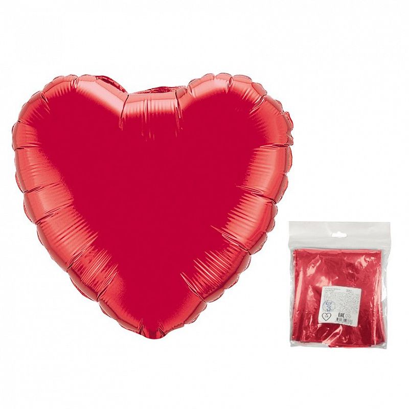 Сердце Красный в упаковке / Red