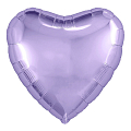 Сердце Фиолетовый Пастель, фольгированный шар