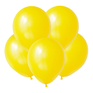 Желтый, Пастель / Yellow, латексный шар