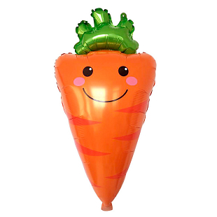 Веселая морковка, фольгированный шар