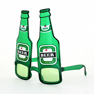 Карнавальные очки "Пивные бутылки"