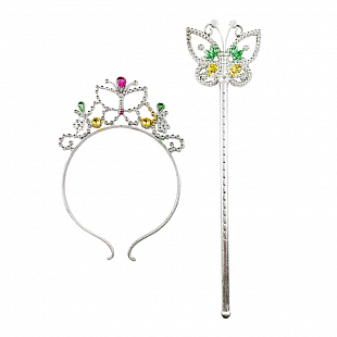 Набор карнавальный "Принцесса" (ободок и палочка), 2 предмета