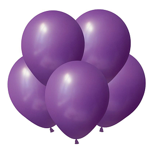Фиолетовый, Пастель / Purple, латексный шар