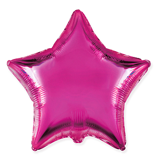 Звезда Лиловый / Purple, фольгированный шар