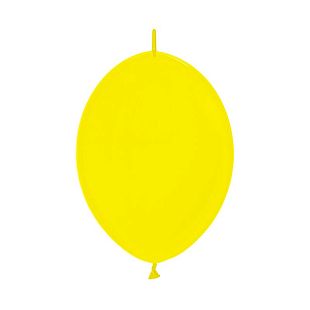 Линколун Желтый, Пастель / Yellow, латексный шар