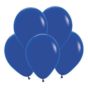 Синий, Пастель / Royal Blue, латексный шар