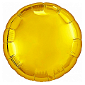 Круг Золото, фольгированный шар