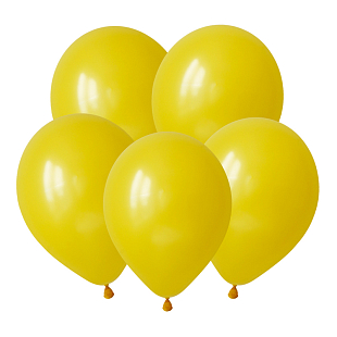 Желтый, Пастель / Yellow, латексный шар