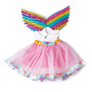 Карнавальный набор "Ангел", 2 предмета (юбка, крылья)
