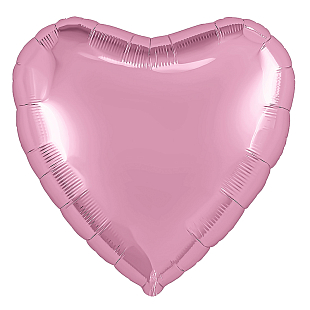 Сердце Фламинго в упаковке, фольгированный шар