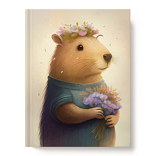 Книжка записная "Капибара", 80 л.