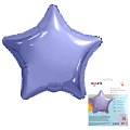 Звезда Фиолетовый пастель в упаковке, фольгированный шар